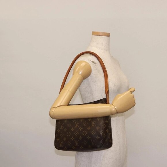 LOUIS VUITTON Monogram Looping MM Shoulder Bag - Picture 1 of 16